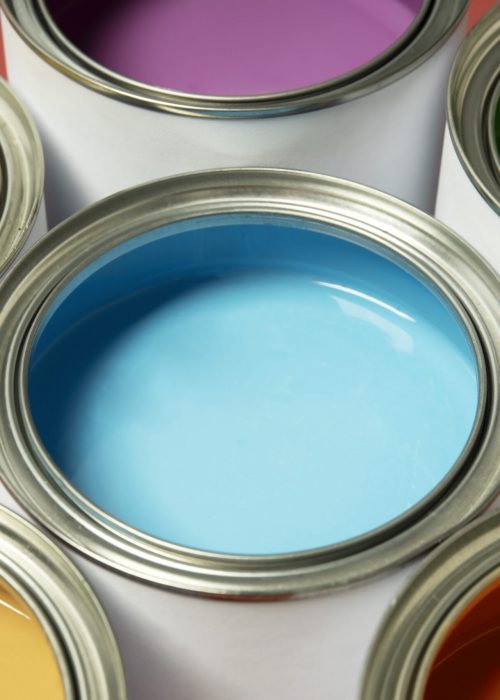 high-angle-colorful-paint-cans